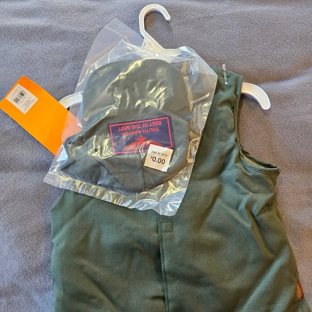 Kids Fighter Pilot Costume Vest Hat‎ Sunglasses Top Squadron Dogfight Air Combat